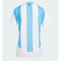 Camiseta Argentina Primera Equipación Replica Copa America 2024 para mujer mangas cortas